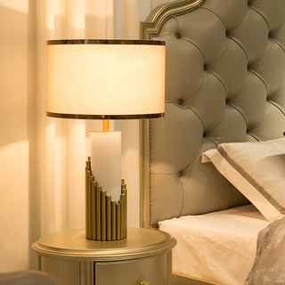 Elara Contemporary Fabric Table Lamp