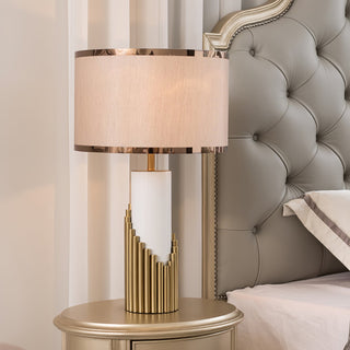 Elara Contemporary Fabric Table Lamp