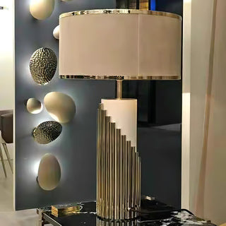 Elara Contemporary Fabric Table Lamp