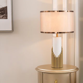 Elara Contemporary Fabric Table Lamp