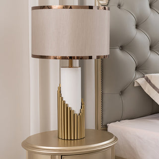 Elara Contemporary Fabric Table Lamp