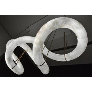 Utalyra Curved Alabaster Pendant Light - Blowlighting