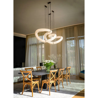 Utalyra Curved Alabaster Pendant Light - Blowlighting