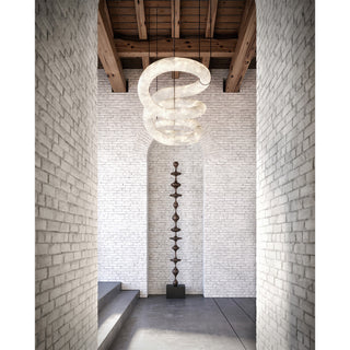 Utalyra Curved Alabaster Pendant Light - Blowlighting