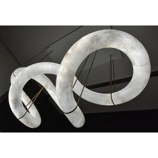 Utalyra Curved Alabaster Pendant Light - Blowlighting