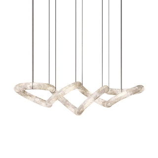 Utalyra Curved Alabaster Pendant Light - Blowlighting
