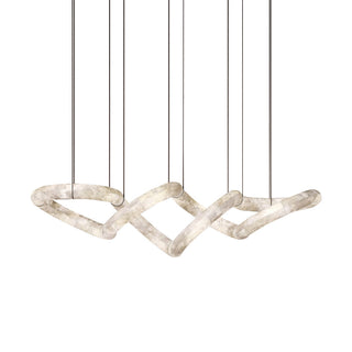 Utalyra Curved Alabaster Pendant Light - Blowlighting