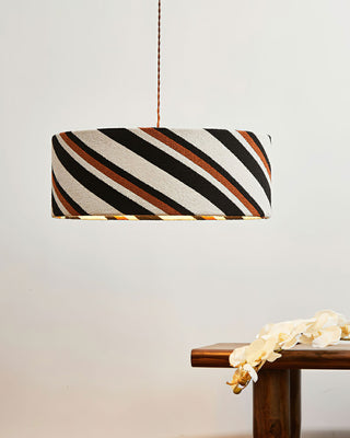 Stripe Modern Cloth Pendant Light