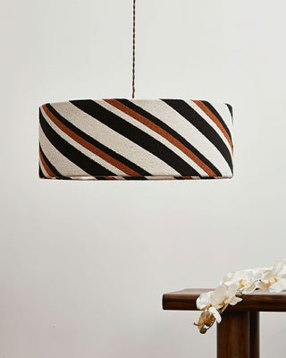 Stripe Modern Cloth Pendant Light