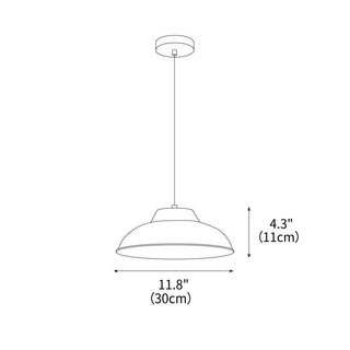Summit Minimalist Brass Pendant Light
