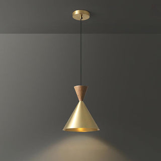 Summit Minimalist Brass Pendant Light