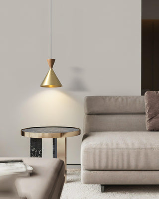 Summit Minimalist Brass Pendant Light