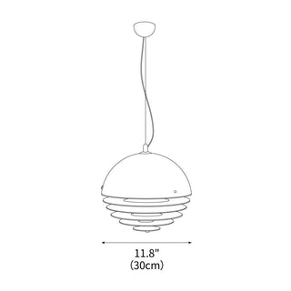 Sunset Modern Glass Pendant Light