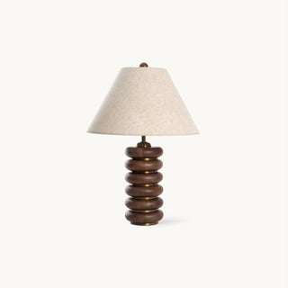 Surya Modern Wood Table Lamp