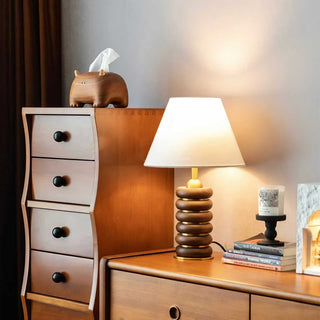 Surya Modern Wood Table Lamp