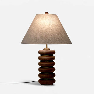 Surya Modern Wood Table Lamp
