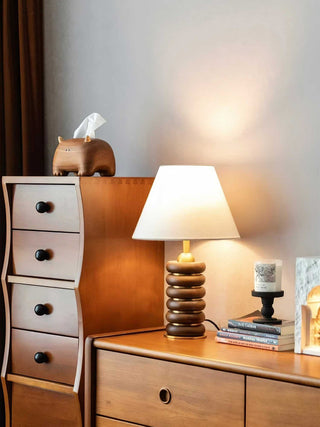 Surya Modern Wood Table Lamp
