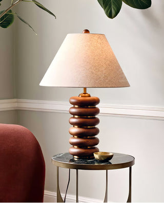 Surya Modern Wood Table Lamp