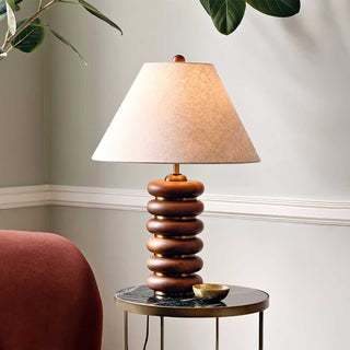 Surya Modern Wood Table Lamp
