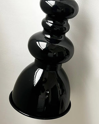 Svelte Noir Sculptural Iron Pendant Light