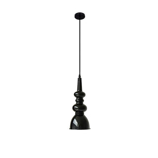 Svelte Noir Sculptural Iron Pendant Light