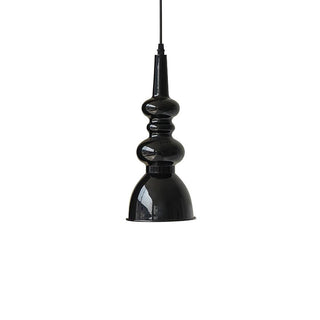 Svelte Noir Sculptural Iron Pendant Light