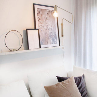 Swing Sculptural Brass Wall Light