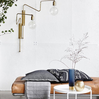 Swing Sculptural Brass Wall Light