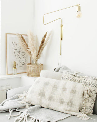 Swing Sculptural Brass Wall Light