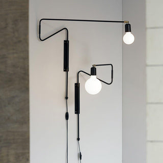 Swing Sculptural Brass Wall Light