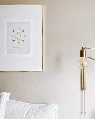 Swing Sculptural Brass Wall Light