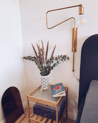 Swing Sculptural Brass Wall Light