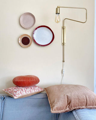 Swing Sculptural Brass Wall Light