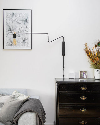 Swing Sculptural Brass Wall Light