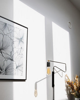 Swing Sculptural Brass Wall Light