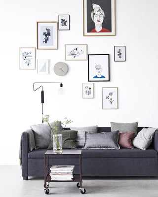 Swing Sculptural Brass Wall Light