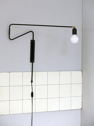 Swing Sculptural Brass Wall Light