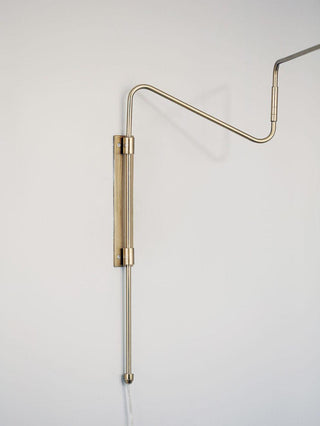Swing Sculptural Brass Wall Light