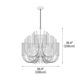 Swinton Luxury Metal Chandelier