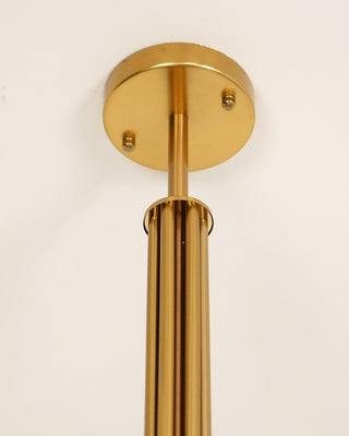 Swoop Arm Mid-Century Modern Metal Chandelier