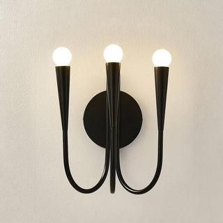 Swoop Contemporary Metal Arm Wall Light