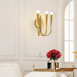 Swoop Contemporary Metal Arm Wall Light