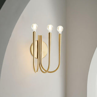 Swoop Contemporary Metal Arm Wall Light