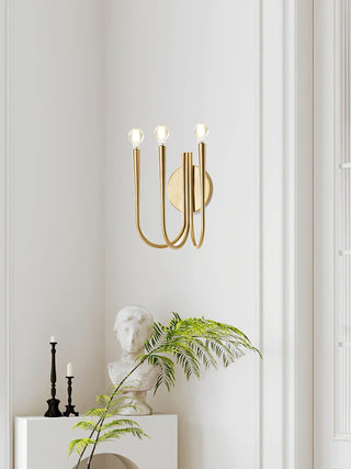 Swoop Contemporary Metal Arm Wall Light