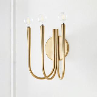 Swoop Contemporary Metal Arm Wall Light