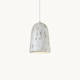 Rustic Whitewashed Ceramic Pendant Light