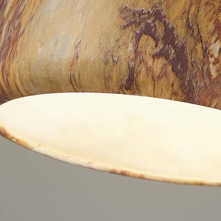 Rustic Whitewashed Ceramic Pendant Light