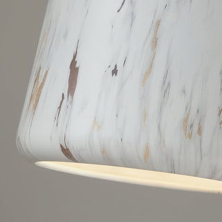 Rustic Whitewashed Ceramic Pendant Light