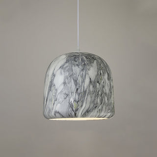 Rustic Whitewashed Ceramic Pendant Light