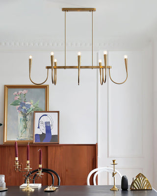 Symphony Industrial Brass Chandelier